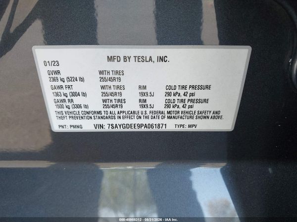 2023 TESLA MODEL Y