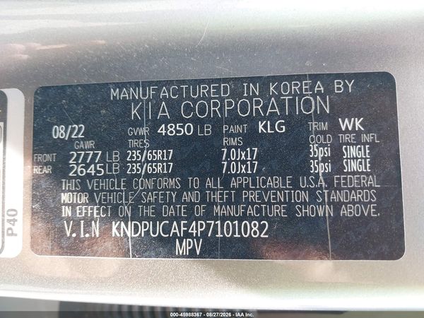 2023 KIA SPORTAGE LX — I9