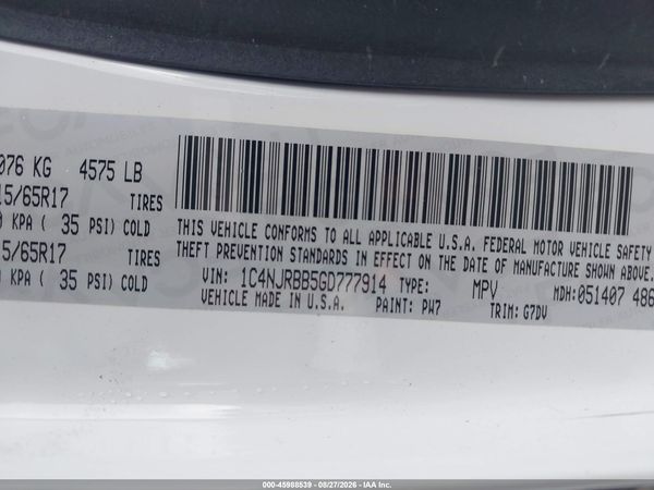 2016 JEEP PATRIOT SPORT SE