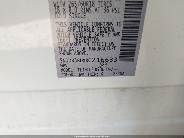 2024 NISSAN PATHFINDER ROCK CREEK 4WD — I9