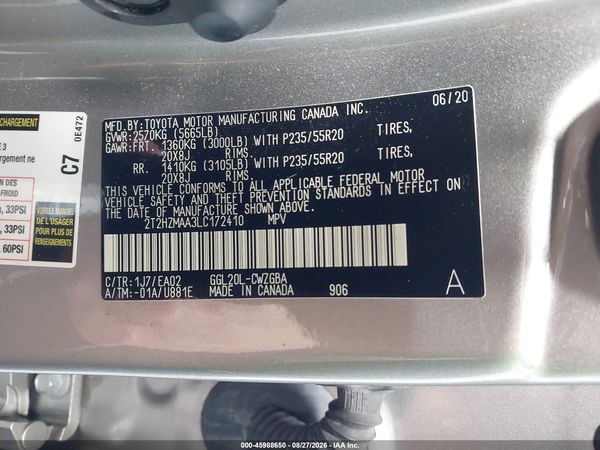 2020 LEXUS RX 350 350 Premium — I9