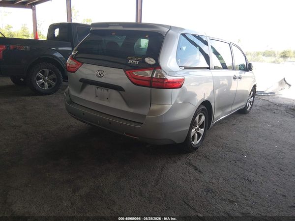 2016 TOYOTA SIENNA L 7 PASSENGER — I4