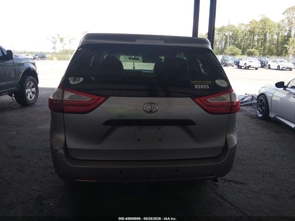 2016 TOYOTA SIENNA L 7 PASSENGER — I119
