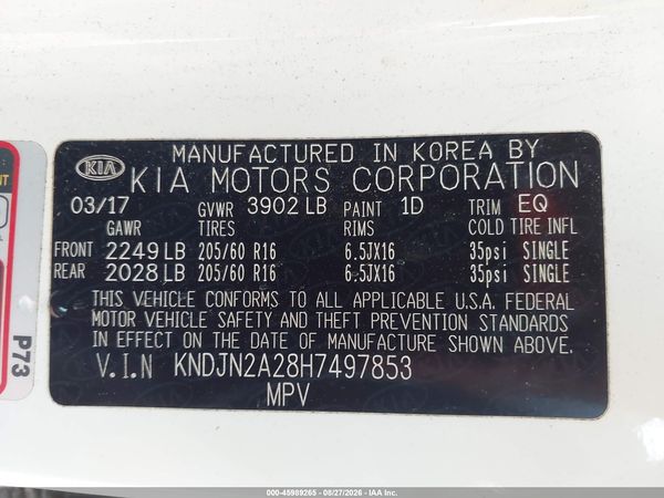 2017 KIA SOUL Base