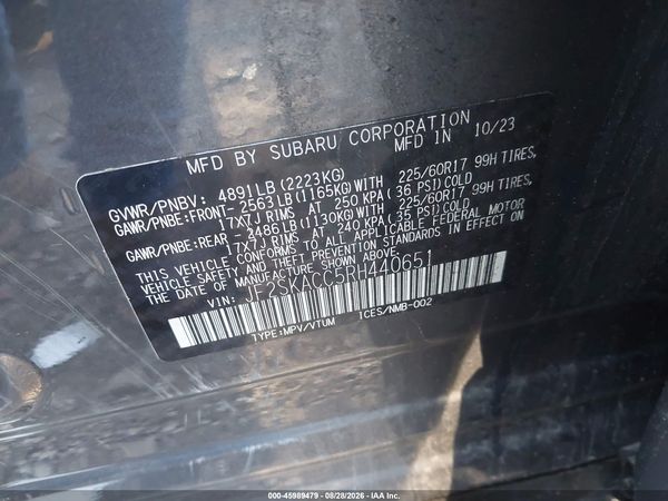 2024 SUBARU FORESTER PREMIUM — I9