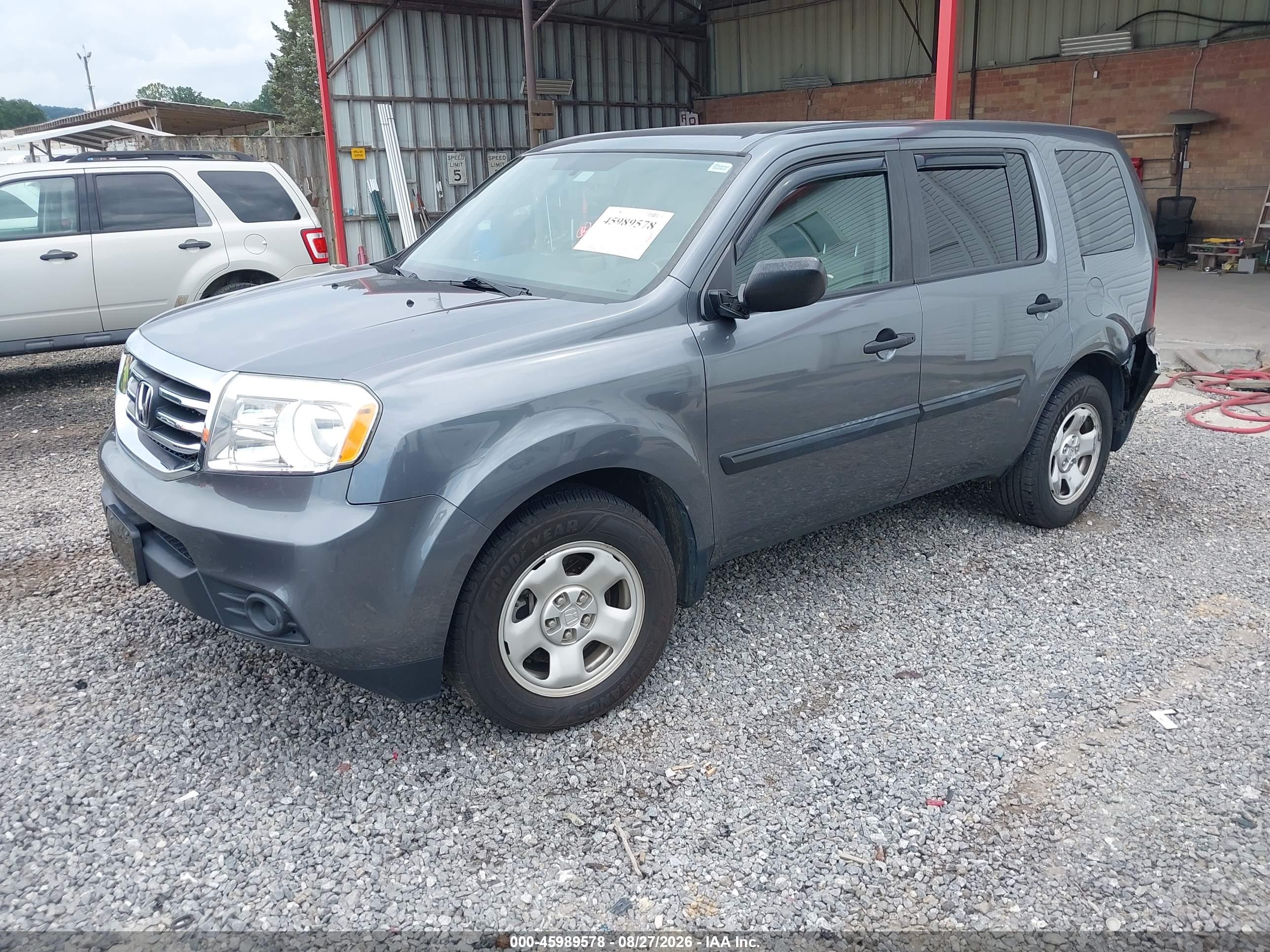 2013 HONDA PILOT LX — I2