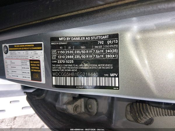 2014 MERCEDES-BENZ GLK 350 GLK350 — I9
