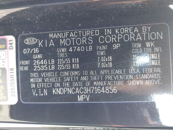2017 KIA SPORTAGE EX — I9