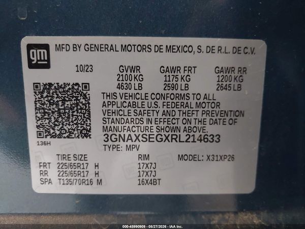 2024 CHEVROLET EQUINOX AWD LS — I9