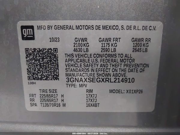 2024 CHEVROLET EQUINOX AWD LS — I9