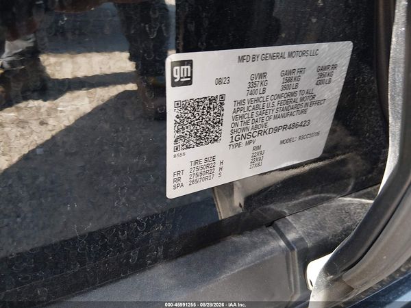 2023 CHEVROLET TAHOE 2WD RST — I9