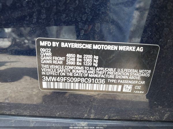 2023 BMW M340I
