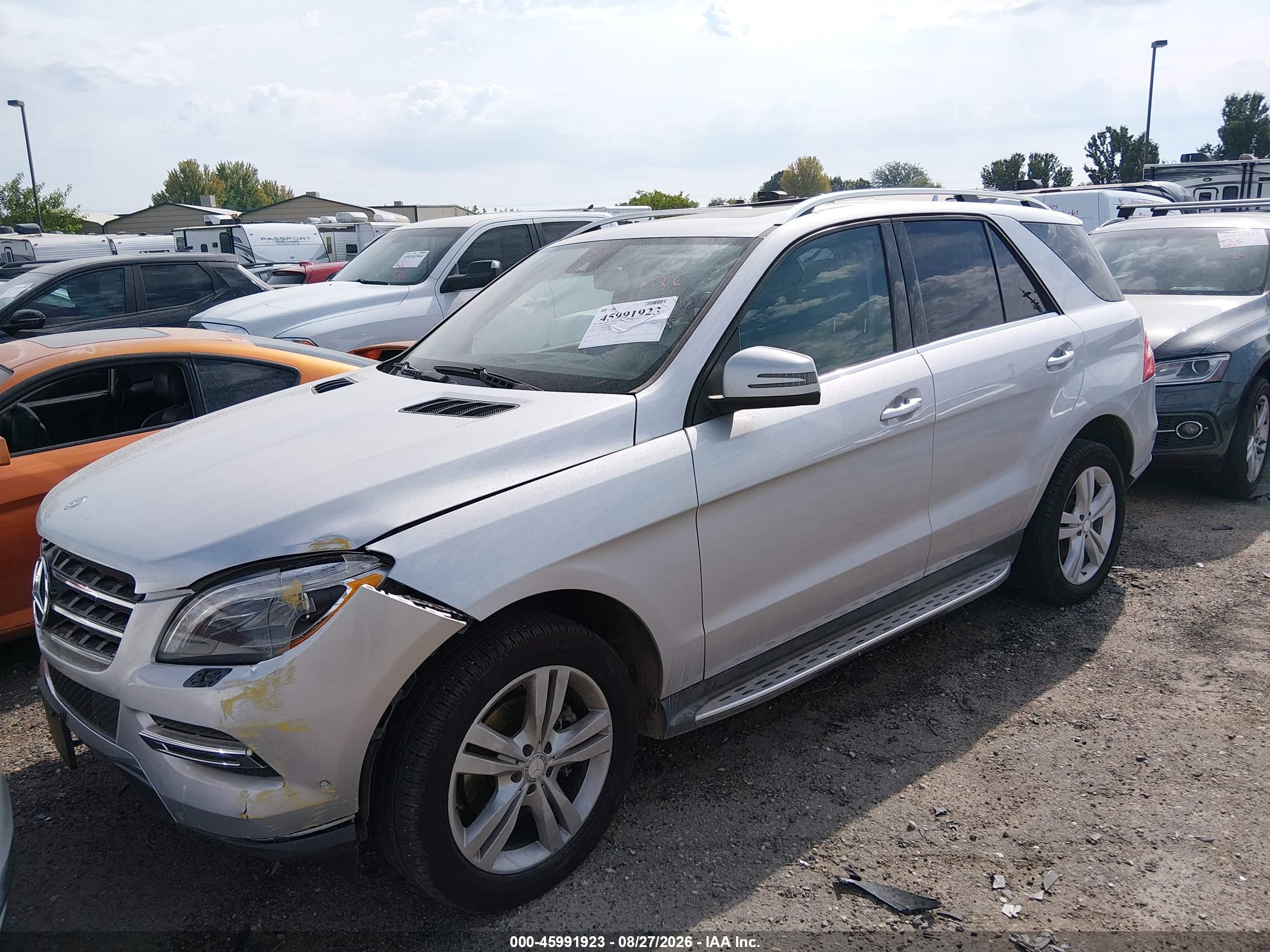 2013 MERCEDES-BENZ ML 350 4MATIC — I2