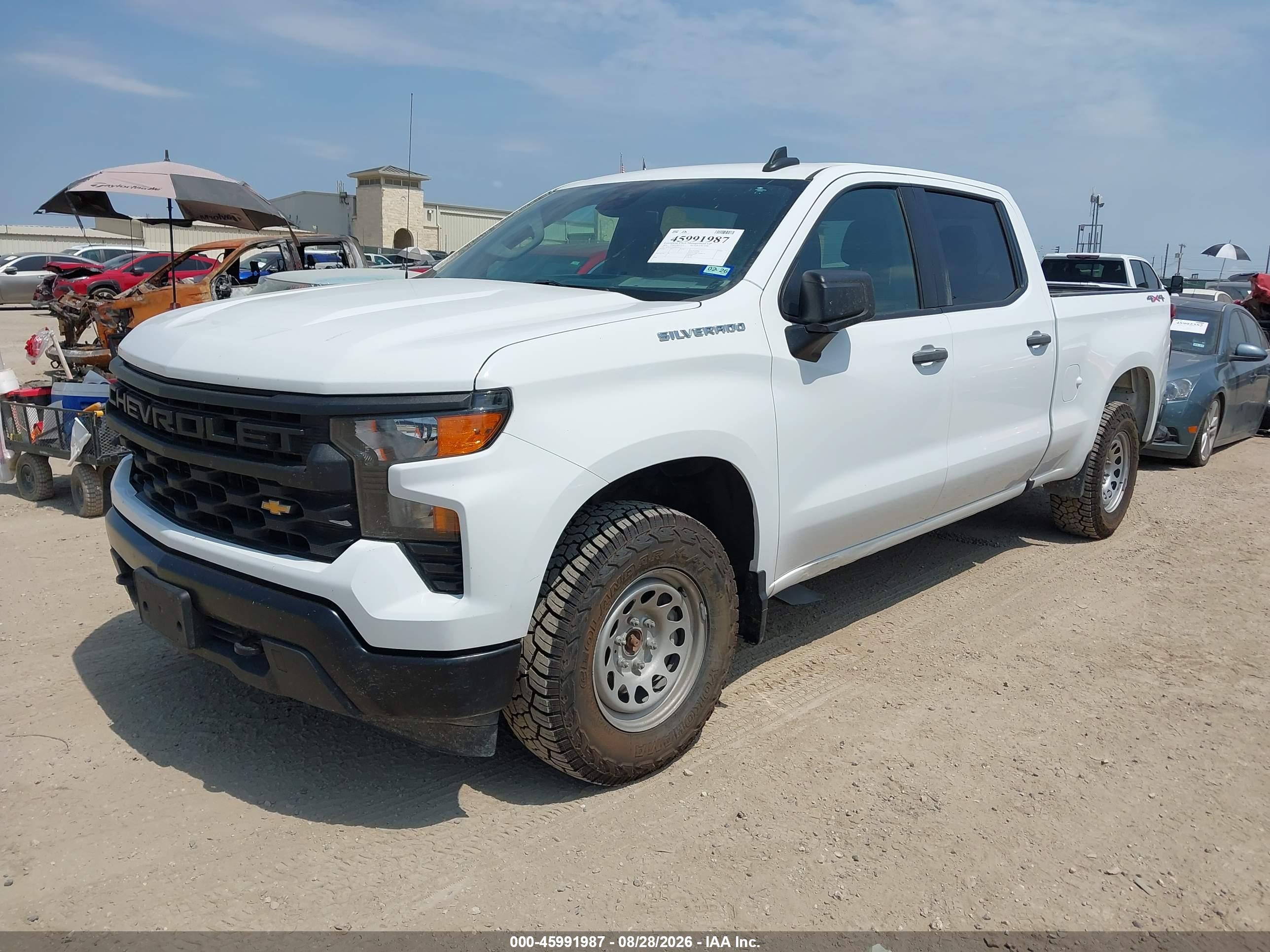 2024 CHEVROLET SILVERADO 1500 4WD  STANDARD BED WT — I2