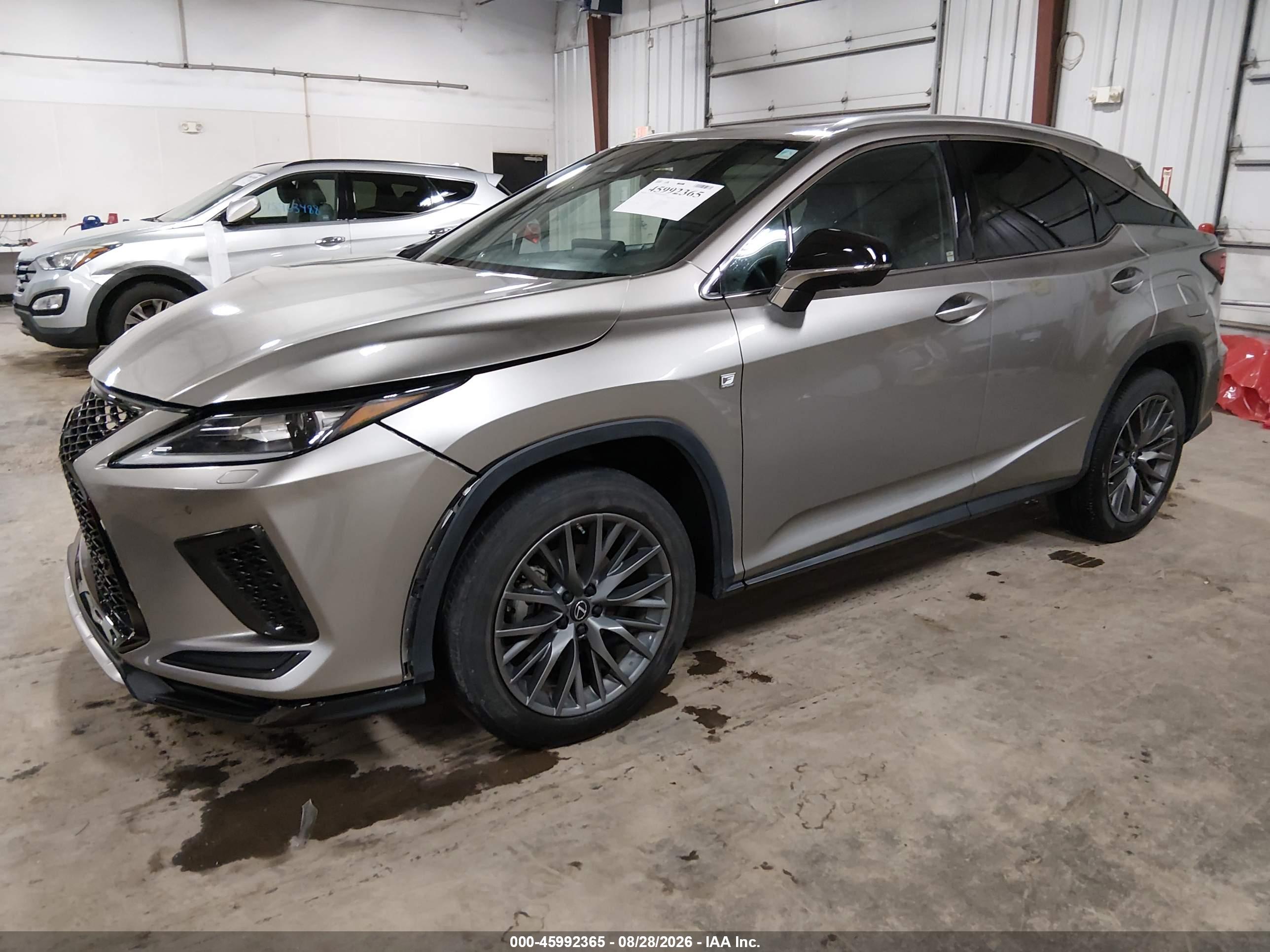 2022 LEXUS RX 350 F SPORT APPEARANCE — I2