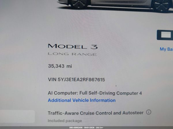 2024 TESLA MODEL 3 — I7