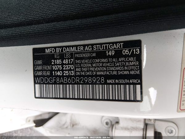 2013 MERCEDES-BENZ C 300 SPORT 4MATIC — I9