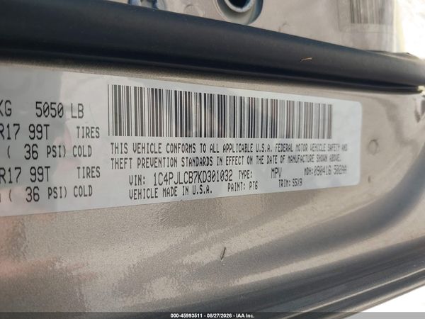 2019 JEEP CHEROKEE LATITUDE