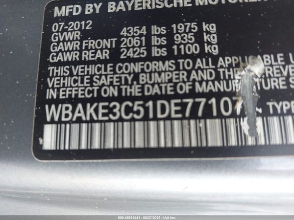 2013 BMW 328I