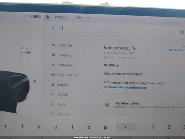 2021 TESLA MODEL Y — I132
