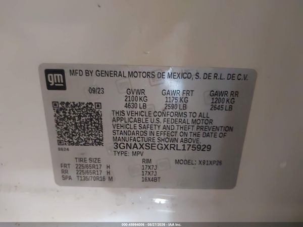 2024 CHEVROLET EQUINOX AWD LS — I9