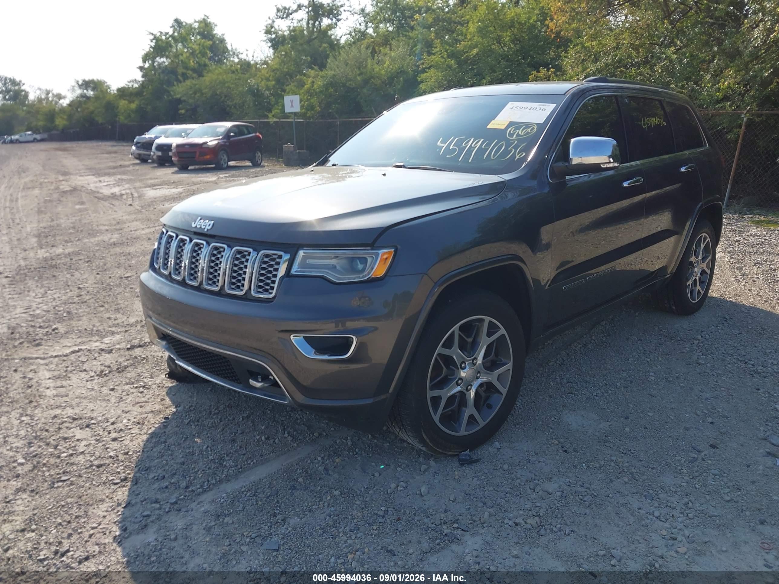 2021 JEEP GRAND CHEROKEE OVERLAND 4X4 — I2