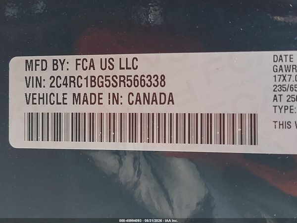 2025 CHRYSLER PACIFICA SELECT