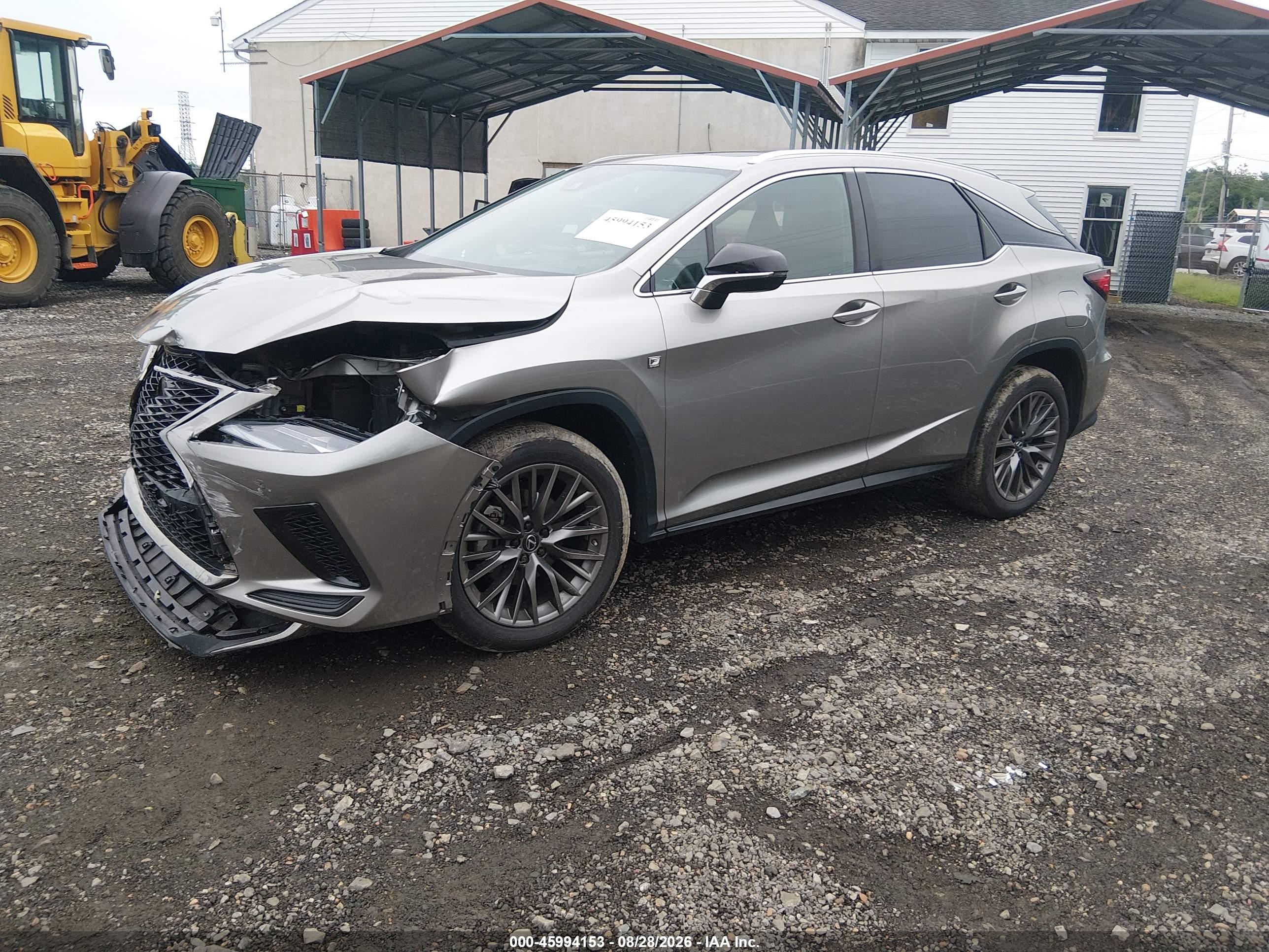 2021 LEXUS RX 350 F SPORT APPEARANCE — I2