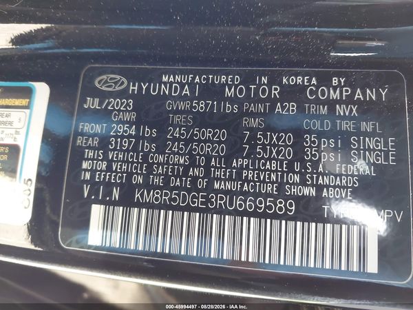 2024 HYUNDAI PALISADE LIMITED