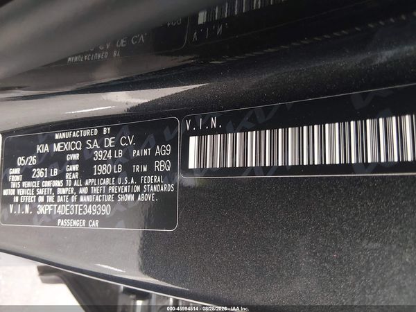 2026 KIA K4 LX — I9