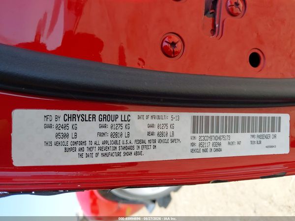 2013 DODGE CHALLENGER R/T CLASSIC