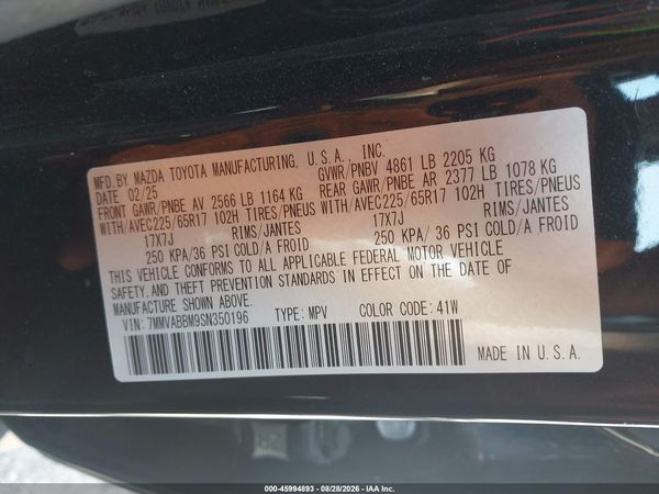 2025 MAZDA CX-50 2.5 S PREFERRED PACKAGE