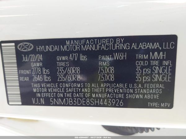 2025 HYUNDAI TUCSON SEL
