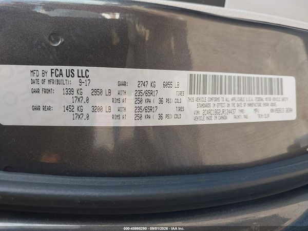 2018 CHRYSLER PACIFICA TOURING L — I9