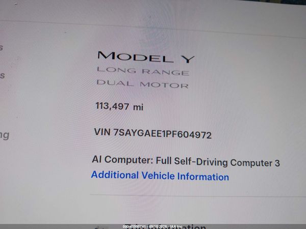 2023 TESLA MODEL Y