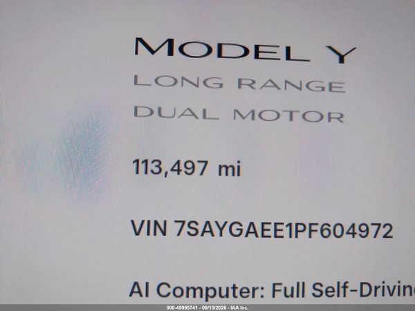 2023 TESLA MODEL Y