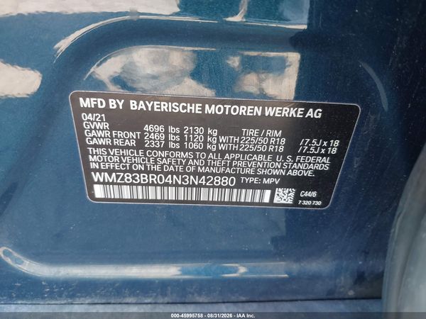 2022 MINI COUNTRYMAN COOPER S — I9