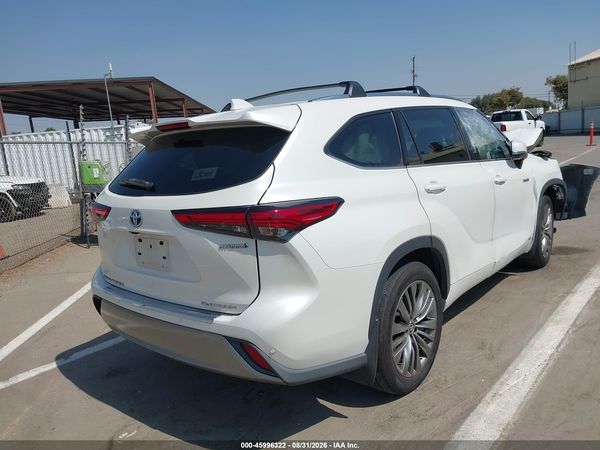 2020 TOYOTA HIGHLANDER HYBRID PLATINUM — I4