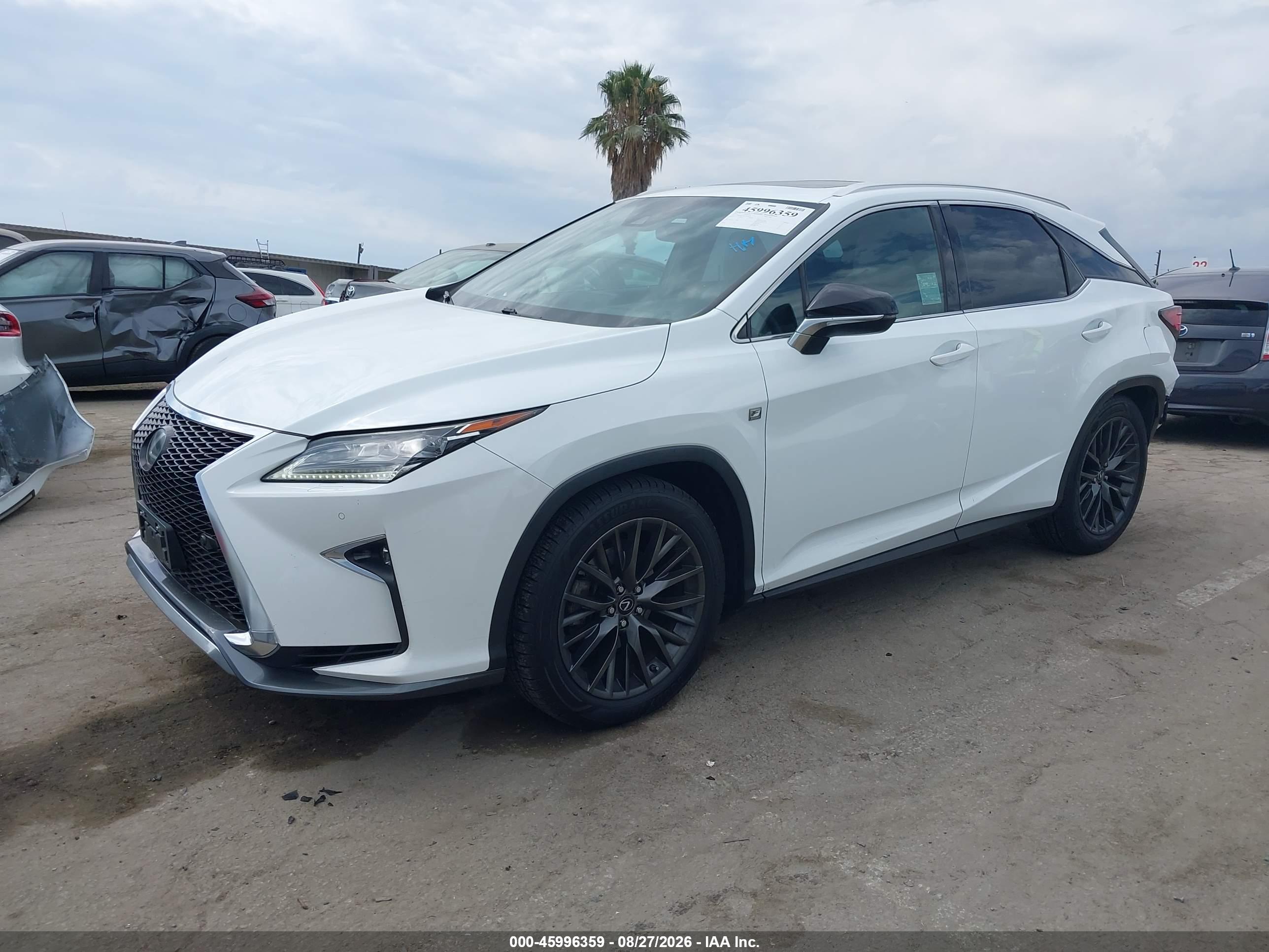 2016 LEXUS RX 350 F SPORT — I2