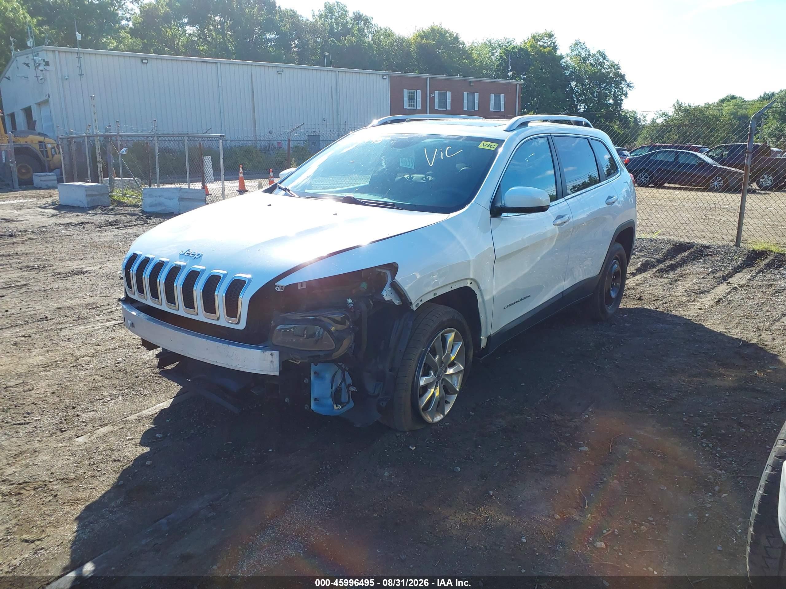 2017 JEEP CHEROKEE LIMITED 4X4 — I2