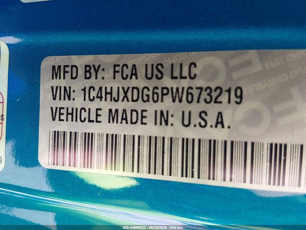 2023 JEEP WRANGLER 4-DOOR HIGH TIDE 4X4 — I9