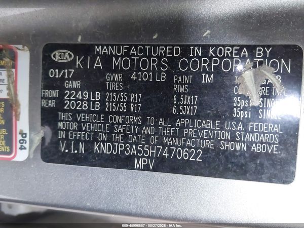 2017 KIA SOUL +
