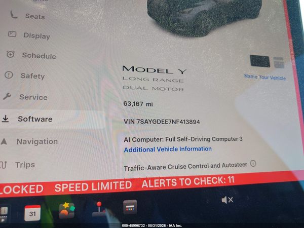 2022 TESLA MODEL Y — I118