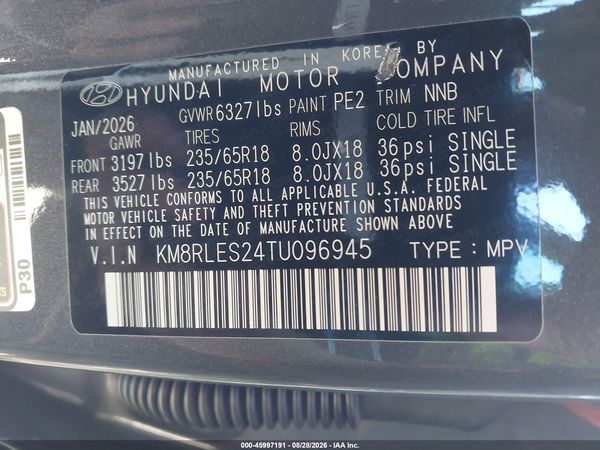 2026 HYUNDAI PALISADE SEL 7P