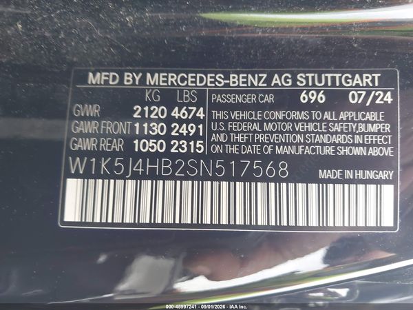 2025 MERCEDES-BENZ CLA 250 COUPE 4MATIC