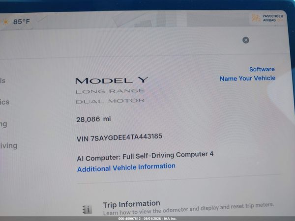 2026 TESLA MODEL Y — I7