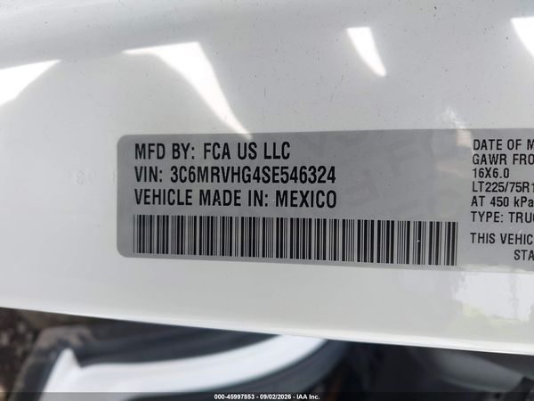 2025 RAM PROMASTER 3500