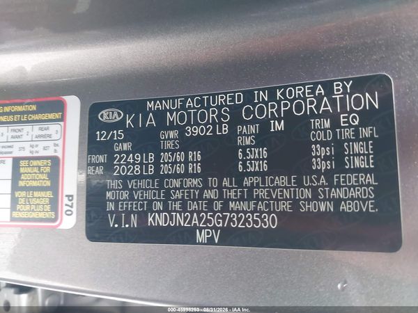 2016 KIA SOUL Plus — I9