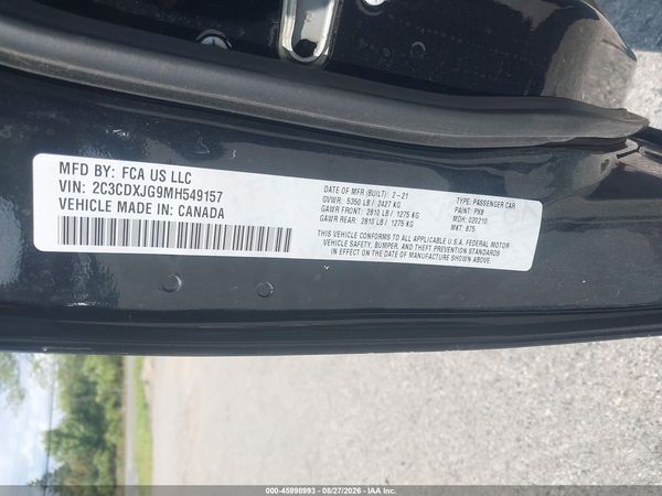 2021 DODGE CHARGER SXT AWD — I9