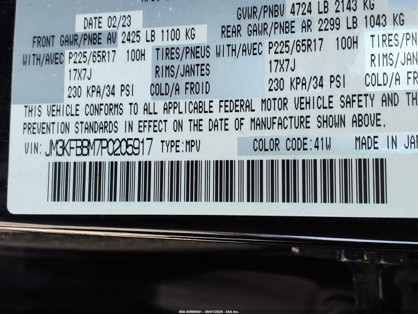 2023 MAZDA CX-5 2.5 S SELECT — I9